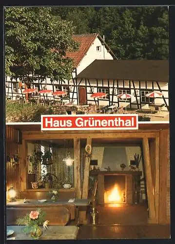 AK Monschau /Eifel, Restaurant u. Camping Haus Grünenthal