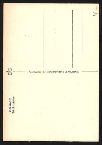 AK Potsdam, Nikolaikirche mit Strassenpartie