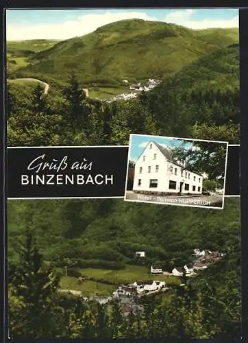 AK Binzenbach bei Altenahr, Hotel Pension Hupperich, Ortsansicht