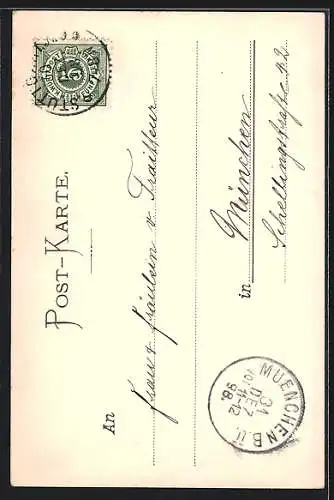 Künstler-AK Stuttgart, Alt-Stuttgart