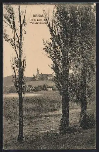 AK Birnau, Blick nach der Wallfahrtskirche