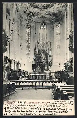 AK Konstanz, St. Stefanskirche, der Chor