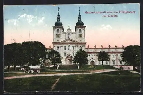 AK Heiligberg, Blick auf Mutter-Gottes-Kirche