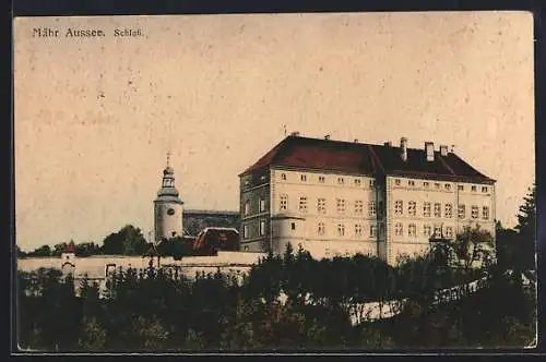 AK Mähr. Ausee, Blick auf das Schloss