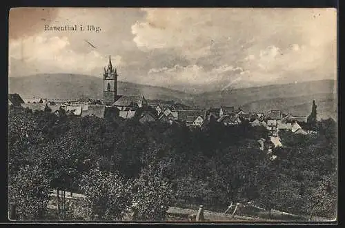 AK Lazarettstempel Neudorf /Rheingau, Vereinslazarett Kloster Tiefenthal