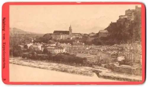 Fotografie Würthle & Spinnhirn, Salzburg, Ansicht Salzburg, Blick vom Kapuzinergarten