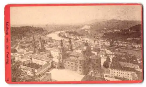 Fotografie Würthle & Spinnhirn, Salzburg, Ansicht Salzburg, Blick von der Festung