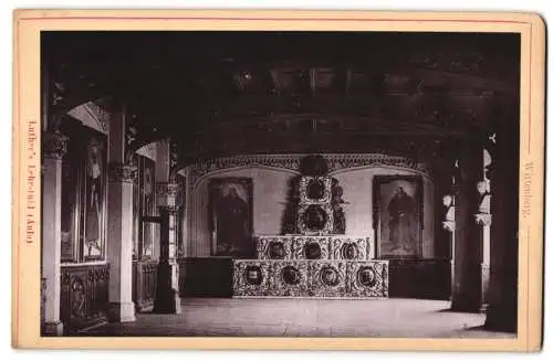 Fotografie A. Kimstädt, Wittenberg, Ansicht Wittenberg, Luther`s Lehrstuhl (Aula)