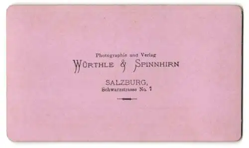 Fotografie Würthle & Spinnhirn, Salzburg, Ansicht Salzburg, Hofbrunnen gegen den Mozartplatz