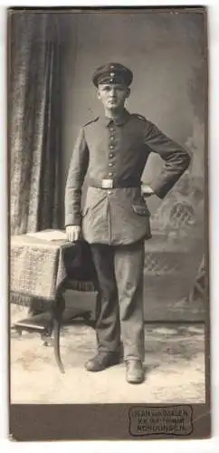 Fotografie Jean van Daalen, Nördlingen, Soldat in Feldgrau Uniform