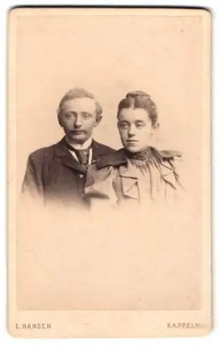 Fotografie L. Hansen, Kappeln, Arnold und Emma Leu geb. Jessen im Portrait