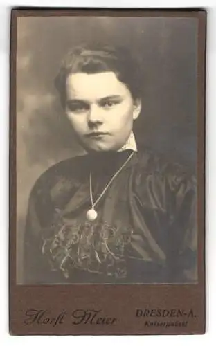 Fotografie Horst Meier, Dresden-A., Elisabeth Schumann an Weihnachten 1917