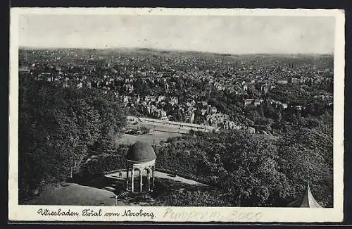 AK Wiesbaden, Totalansicht am Neroberg