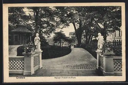 AK Crefeld, Kaiser Friedrich-Park