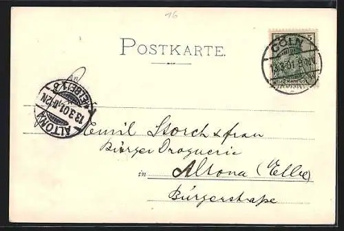 AK Köln, Dom-Hotel, Dom