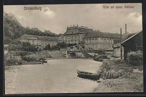 AK Oranienburg, Blick auf ehemaliges Schloss