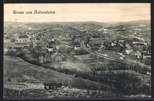 AK Nettersheim, Panorama mit Kirche