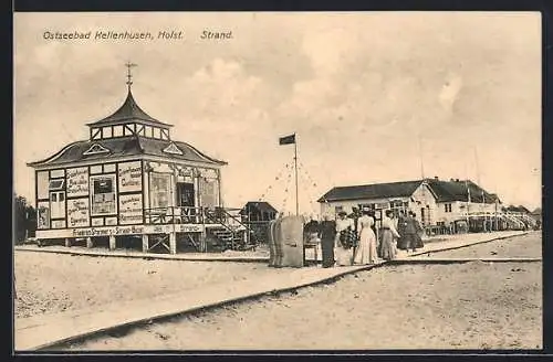 AK Kellenhusen /Holst., Ostseebad, Strand-Bazar