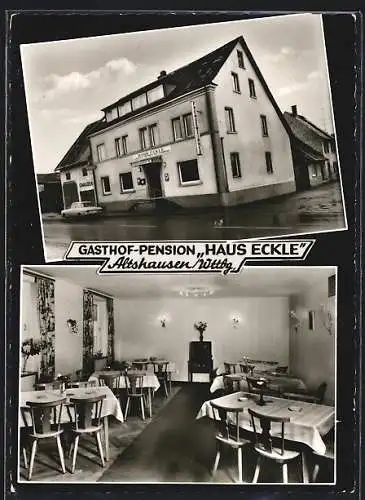 AK Altshausen, Haus Eckle, Gasthof zum Fahrrad, Bes. Franz Eckle