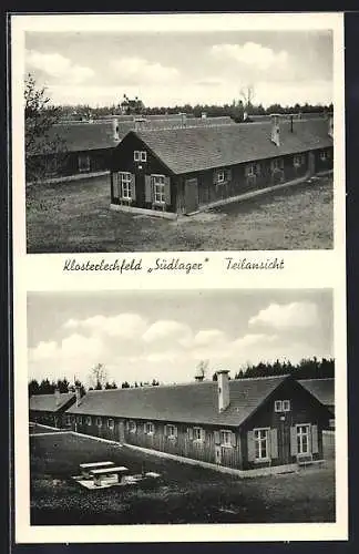 AK Klosterlechfeld, Südlager, Teilansicht