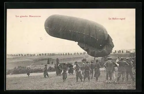 AK Les grandes Manoeuvres, le Ballon-signal