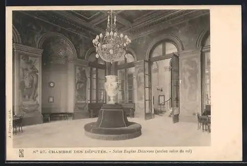 AK Paris, Chambre des Députés, Salon Eugène Delacroix