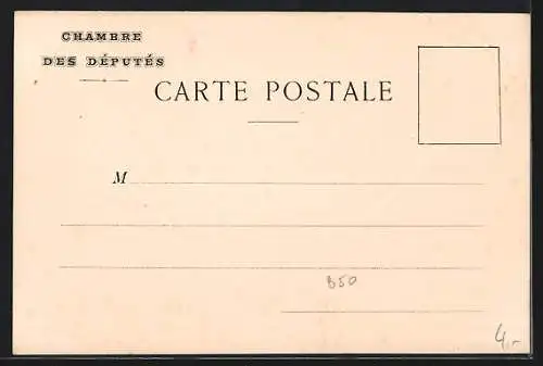 AK Paris, Chambre des Députés, Salon Eugène Delacroix
