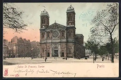 AK Paris, Eglise St. Francois Xavier