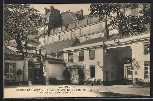 AK Paris, Cour d`Entrée, Maison de Santé Velpeau, 7 Rue de la Chaise