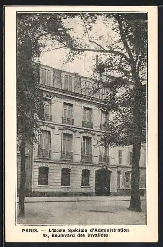 AK Paris, L`Ecole Spéciale d`Administration, 28 Ecole des Invalides