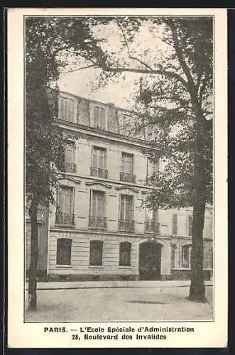 AK Paris, L`Ecole Spéciale d`Administration, 28 Boulevard des Invalides