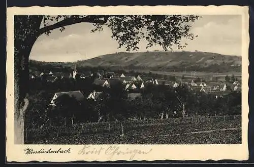 AK Windischenbach, Teilansicht mit Kirche