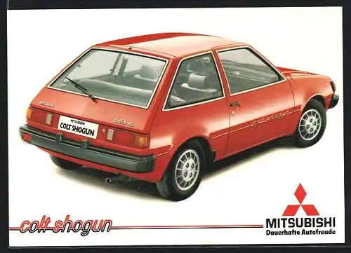 AK Auto-Reklame für Mitsubishi Colt Shogun