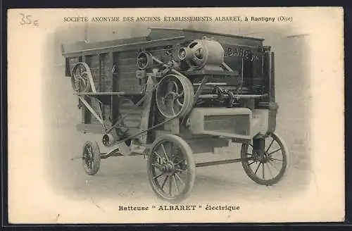 AK Lokomobil, Batteuse Albaret electrique