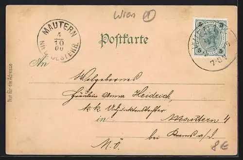 Lithographie Wien, Restaurant Wiener Rathauskeller