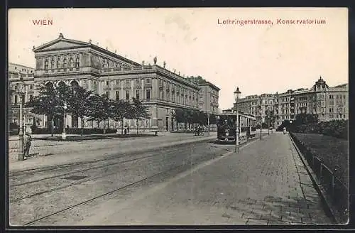 AK Wien, Lothringerstrasse, Konservatorium