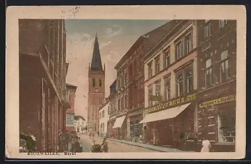 AK Eschweiler, Kaufhaus Jos. Wynands in der Marktstrasse 7