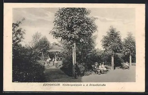 AK Eschweiler, Kinderspielplatz a. d. Drieschstrasse