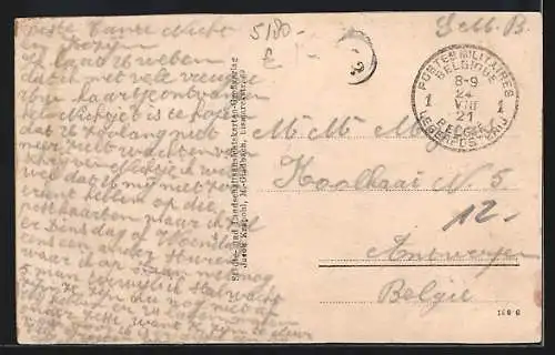 AK Eschweiler, Ortspartie an der Inde