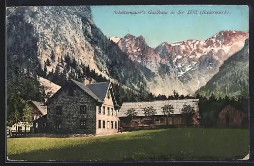 AK Weichselboden /Steiermark, Schützenauer`s Gasthaus in der Höll