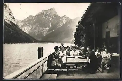 AK Eisenerz, Gäste im Restaurant am Leopoldsteinersee