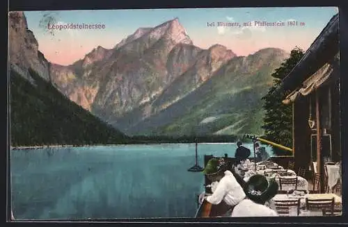 AK Eisenerz, Gäste im Restaurant am Leopoldsteinersee