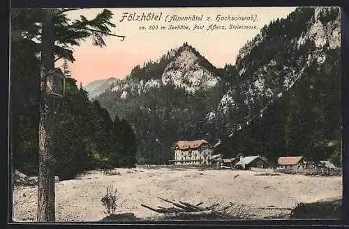 AK Aflenz /Steiermark, Fölzhotel (Alpenhotel zum Hochschwab)