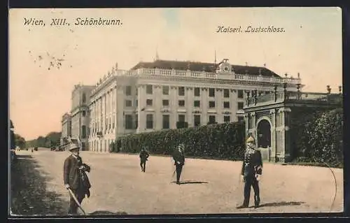 AK Wien, Schönbrunn, Kaiserliches Lustschloss