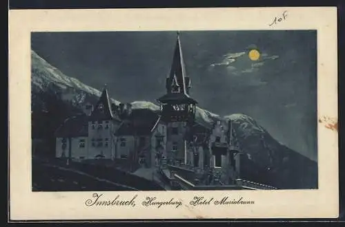 AK Innsbruck, Hotel Mariabrunn, Hungerburg