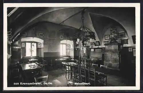 AK Kremsmünster /Ob.-Oe., Restaurant im Stift