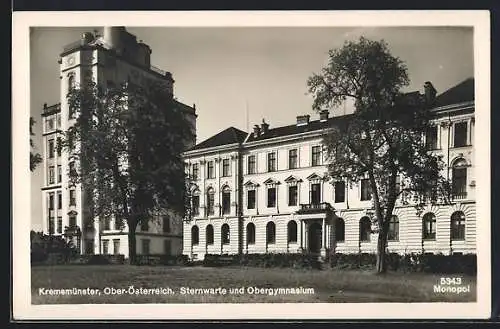 AK Kremsmünster, Sternwarte und Obergymnasium