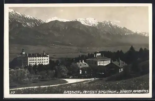 AK Ambras, Gasthof und Pension Schönruh und Schloss