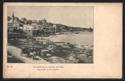 AK Beyrouth, Vue générale du Collège américain