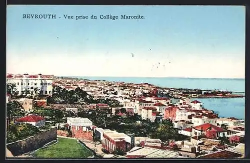 AK Beyrouth, Vue prise du Collège Maronite